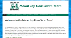 Desktop Screenshot of mountjoyswimteam.org